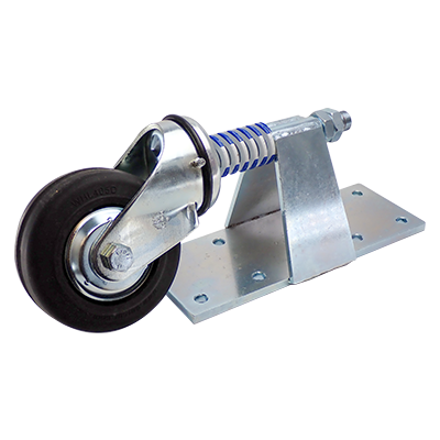 Gate Caster SpringLoaded Pivoting Zinc