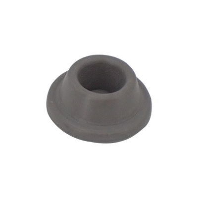 Door Stop Wall Mount Rubber Grey