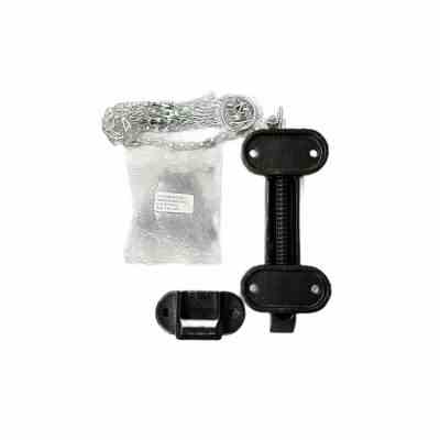 Chain Release Door Bolt Powder Coated Black