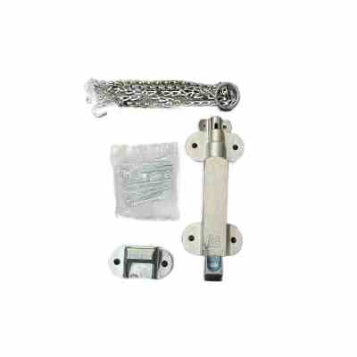 Chain Release Door Bolt Clear Zinc