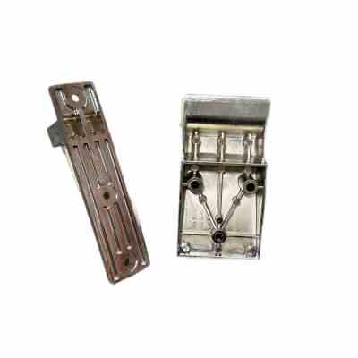 Hinge 1255 Flush Textured Brushed Chrome