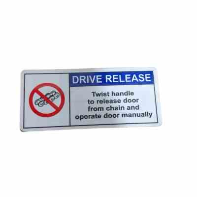 Label Slider Drive Release