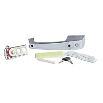 Handle 1229C Locking 4" Brushed