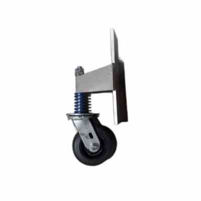 Gate Caster SpringLoaded Pivoting SS