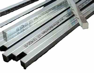 Square Bar 5/16" x 12" Zinc