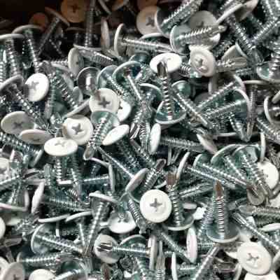 SMS PMT Tek #8 x 3/4" Zinc White Head